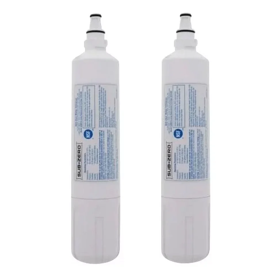 Clear Genuine Sub-Zero 4204490 Refrigerator Water Filter Replacement Cartridge 2 Pack