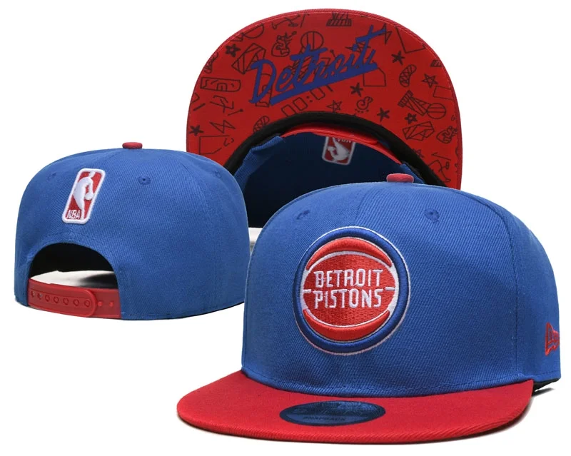 BPA-Free Detroit-pistons Basketball Cap Pro League Hat Adjustable Flat Cap