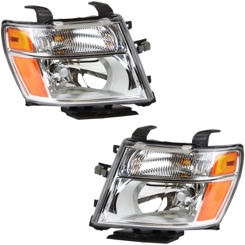 Food-Grade Space-Saving Headlight Set For 2012-2017 Nissan NV2500 Left and Right With Bulb 2Pc