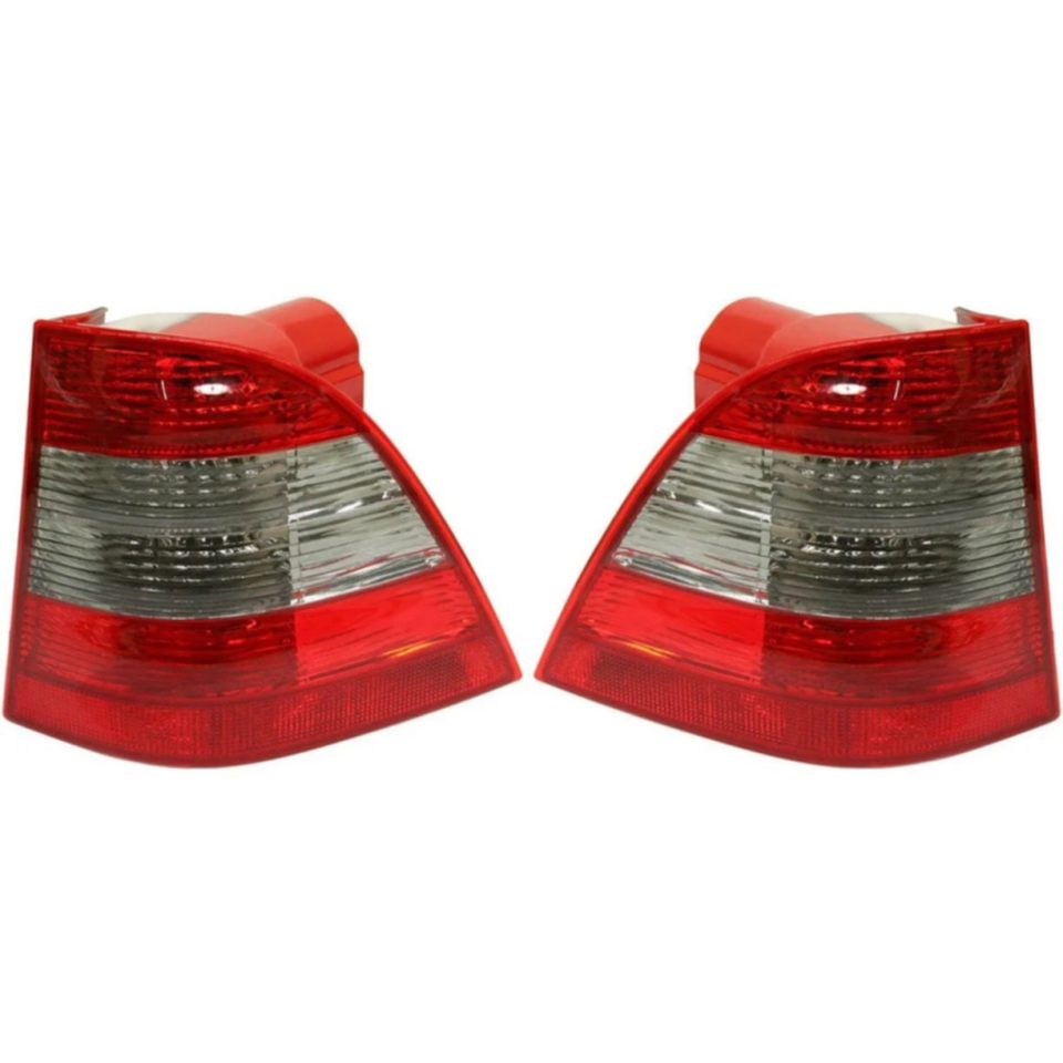 Pure Halogen Tail Light Set For 2005 Mercedes Benz ML350 (163) Body Clear/Red 2Pcs