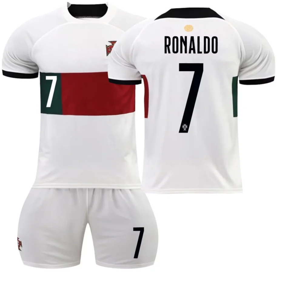 Matte Upgraded Mens/Kids 2022 Soccer World Cup Portugal Fans #7 Jerseys Football Team Shirts