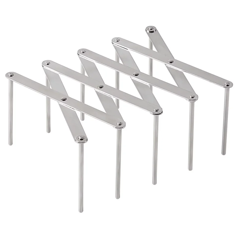 Prime Lokieas Stainless Steel Kitchen Organizer Telescopic Folding Storage Rack