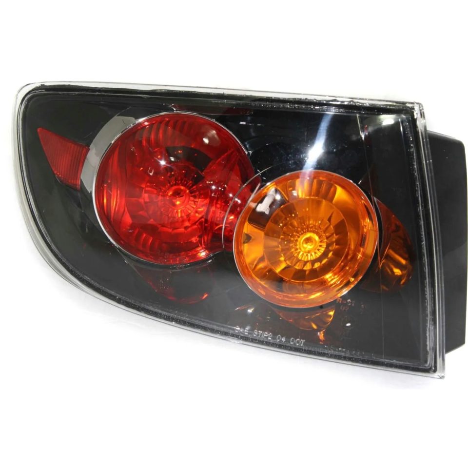 Eco-Friendly Dining Halogen Tail Light For 2004-2006 Mazda 3 Sedan Sport Type Left Outer w/ Bulb(s)