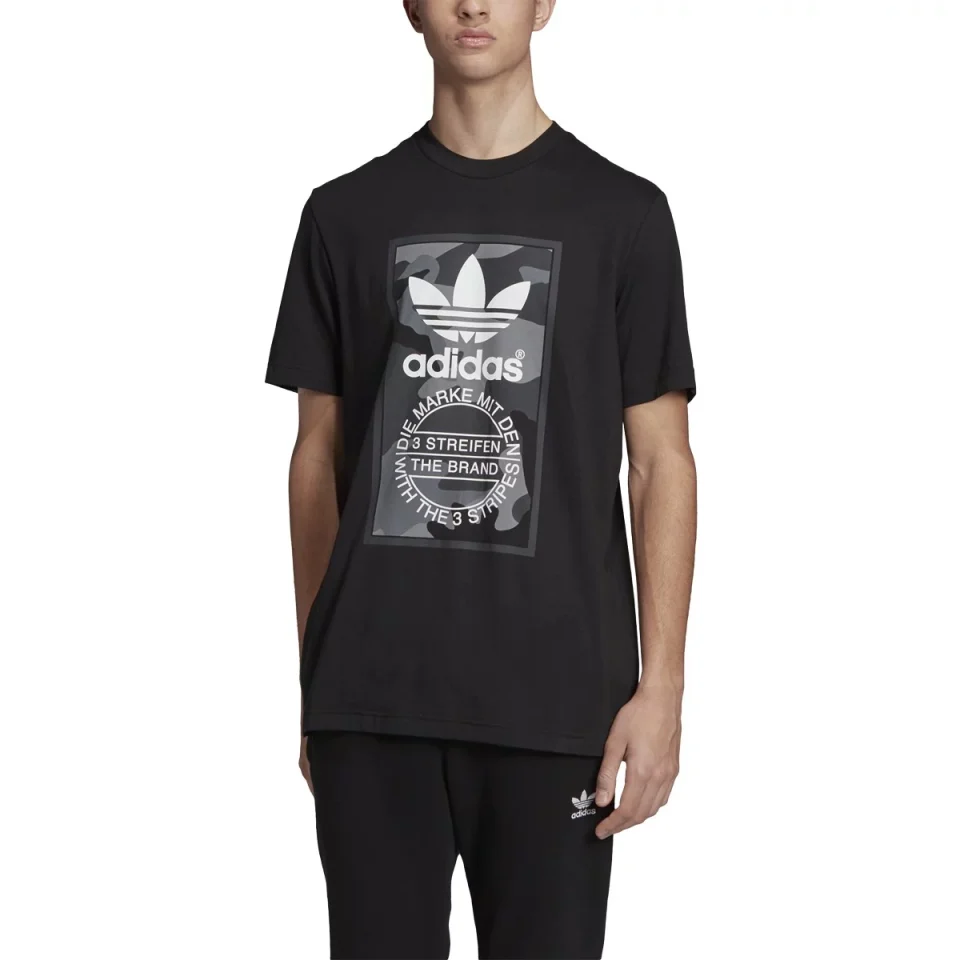 Upgraded adidas Originals Men's Camo Tee, multi/carbon, Small (Multicolor/Carbon, Medium (M))
