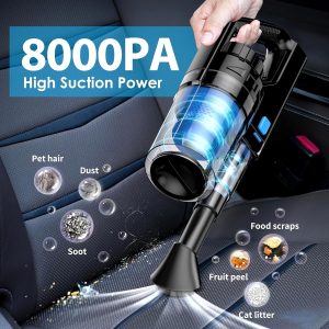 Pure NIKCOSMK Car Cleaning Kit. 17pcs Car Detailing Kit Interior Cleaner. Car Interior Cleaning Kit with Handheld Car Vacuum. Car Detailing Brushes