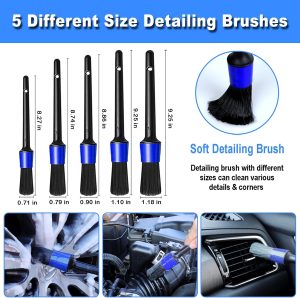 Pure NIKCOSMK Car Cleaning Kit. 17pcs Car Detailing Kit Interior Cleaner. Car Interior Cleaning Kit with Handheld Car Vacuum. Car Detailing Brushes