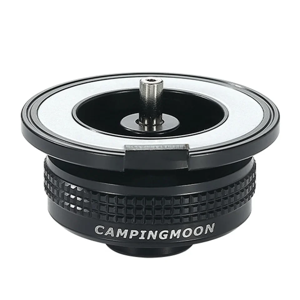 Ceramic CAMPINGMOON Camping Picnic Accessory Alpine Flat Gastank Adapter Stoves Connector for Cartridge Furnace Easy Conversion for Gastank Efficiency