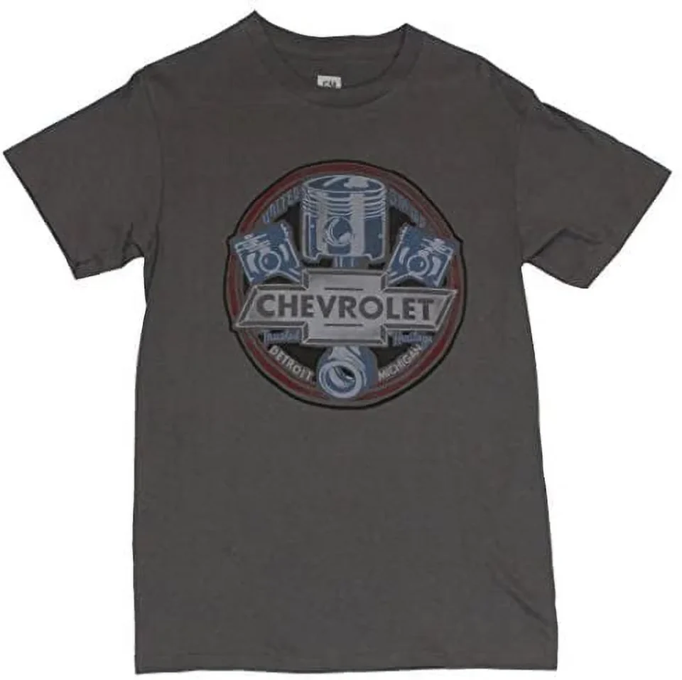 Ultimate Travel Chevrolet Mens T-Shirt - Pistons Circle Logo Detroit Michigan