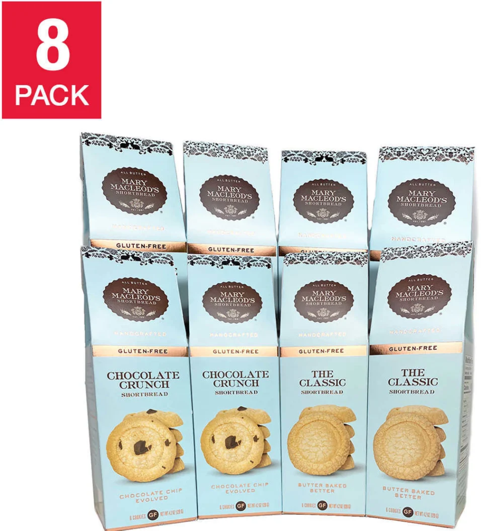 Home Mary Macleod's Gluten Free Shortbread Cookies Mixed Assortment 8-Pack