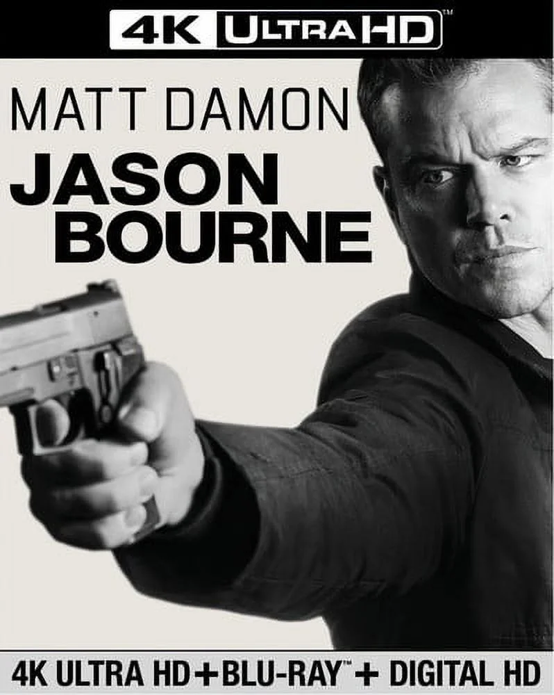 BPA-Free Jason Bourne (4K Ultra HD + Blu-ray + Digital Copy), Universal Studios, Action & Adventure