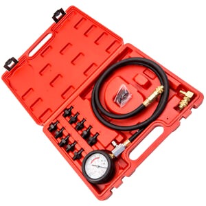 Thickened Easy-Clean Oil Pump Pressure Tester Adaptors Gauge Low Oil Warning Detector Tool Kit